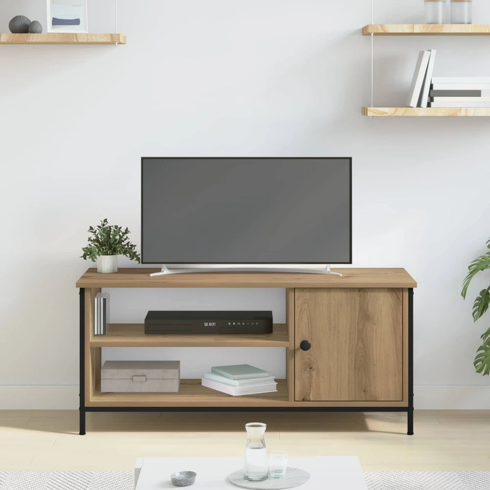 TV staliukas Televizoriaus spintelė 100 x 40 x 45 cm Amatininkų ąžuolas