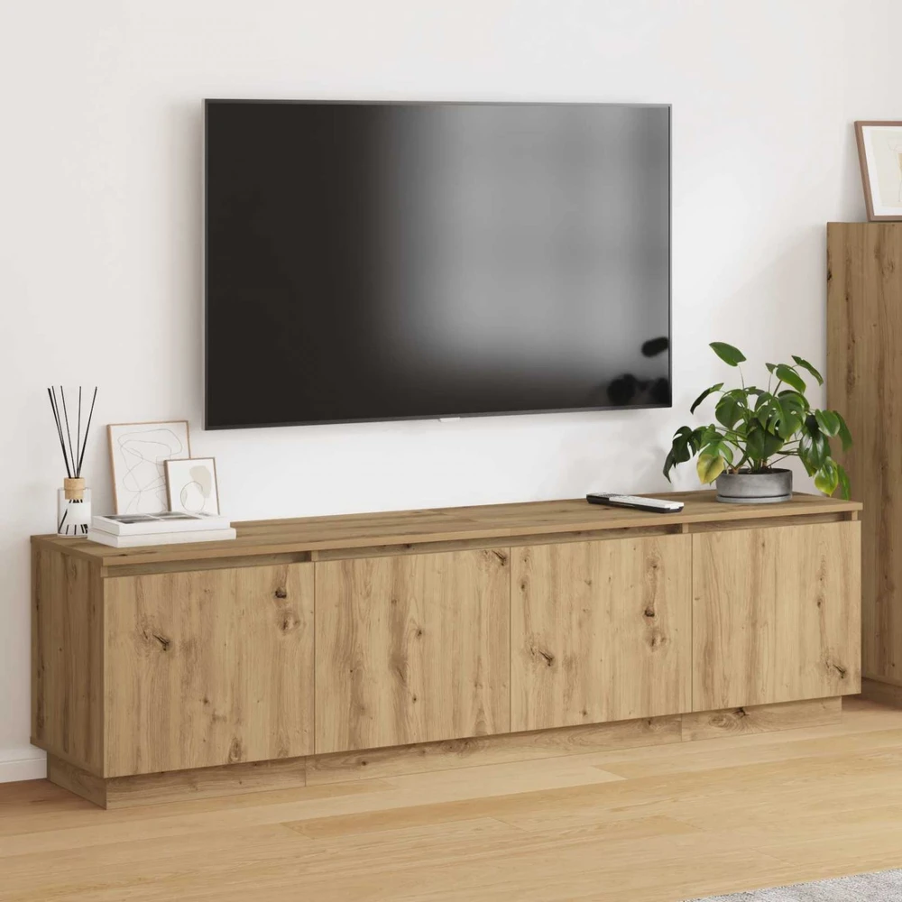 TV staliukas Televizoriaus spintelė 180 x 38 x 49 cm Amatininkų ąžuolas