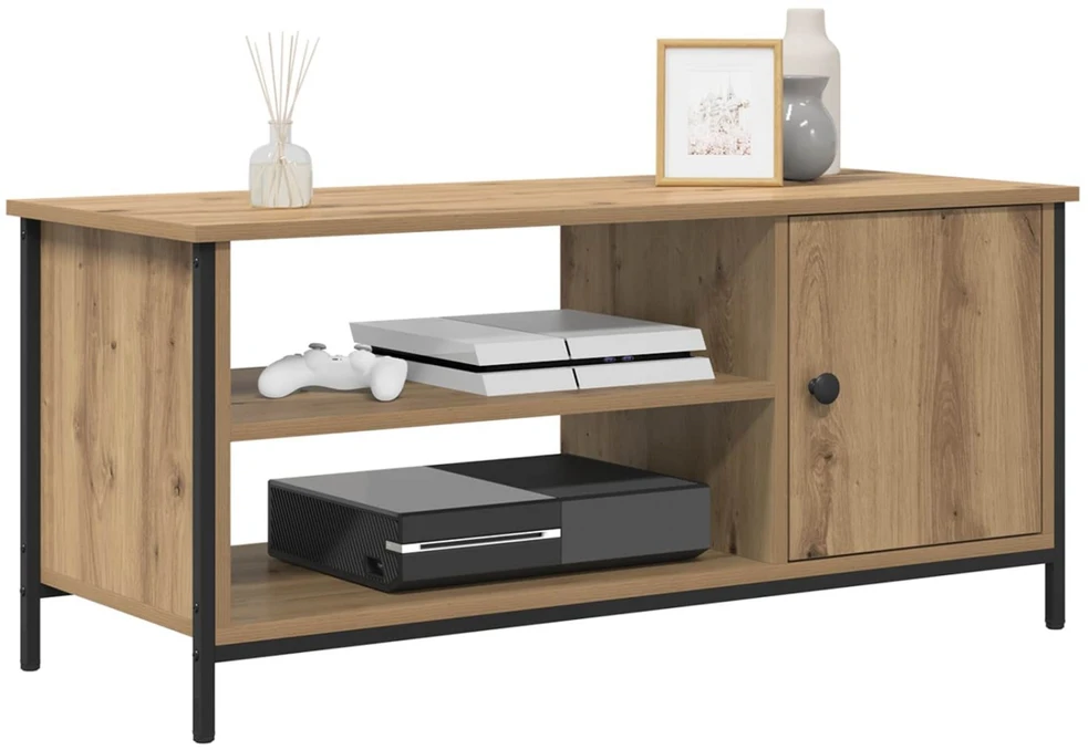 TV staliukas Televizoriaus spintelė 100 x 40 x 45 cm Amatininkų ąžuolas