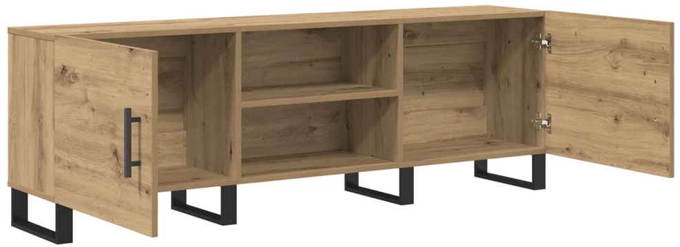 TV staliukas Televizoriaus spintelė 150 x 30 x 50 cm Amatininkų ąžuolas