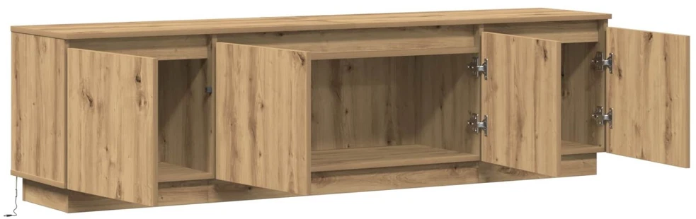 TV staliukas Televizoriaus spintelė 180 x 38 x 49 cm Amatininkų ąžuolas
