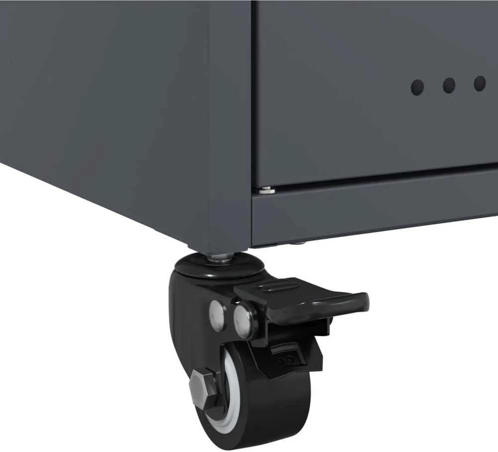 TV staliukas Televizoriaus spintelė, antracito, 100,5x39x43,5cm, plienas