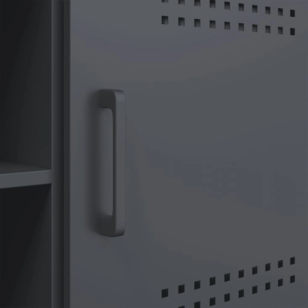 TV staliukas Televizoriaus spintelė, antracito, 100,5x39x50,5cm, plienas