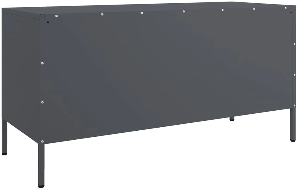 TV staliukas Televizoriaus spintelė, antracito, 100,5x39x50,5cm, plienas