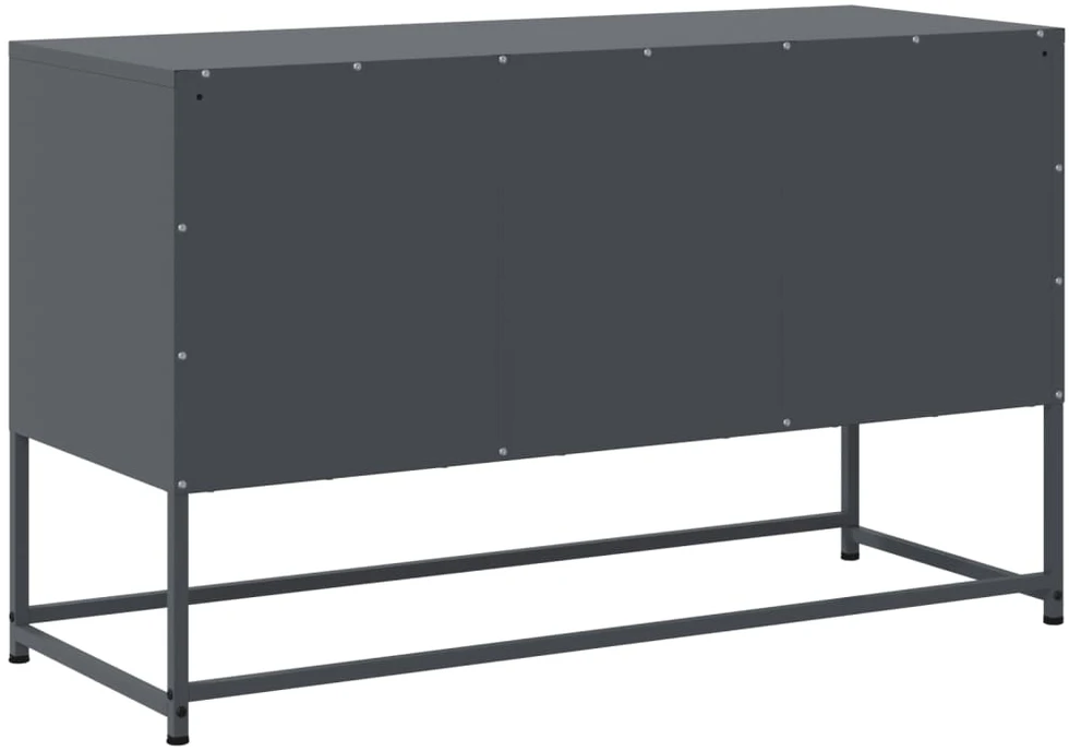 TV staliukas Televizoriaus spintelė, antracito, 100,5x39x60,5cm, plienas