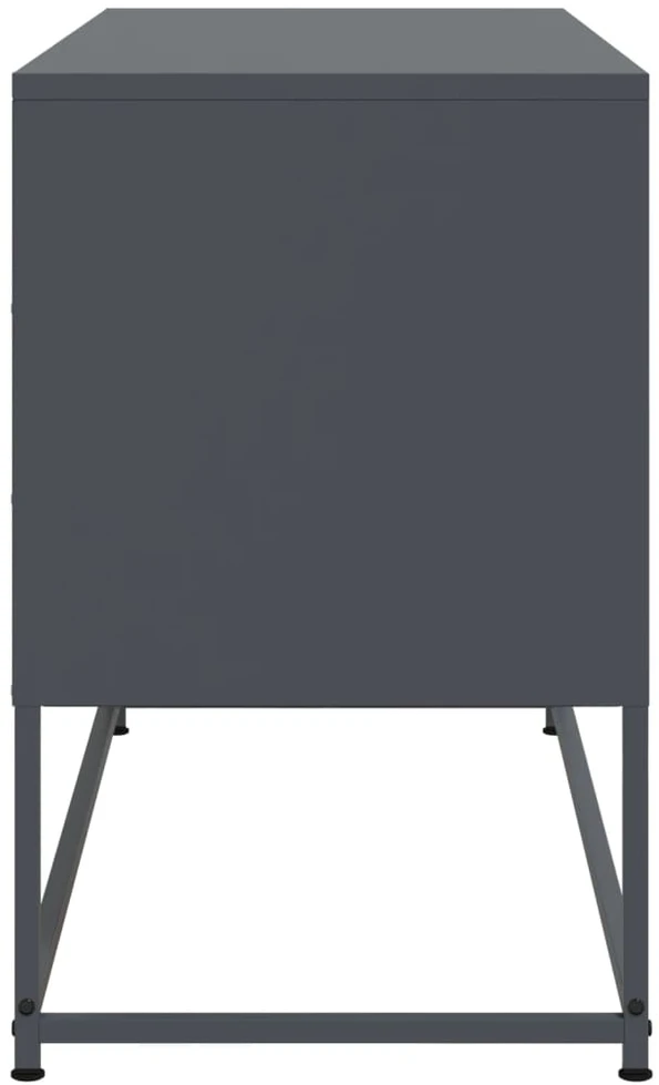 TV staliukas Televizoriaus spintelė, antracito, 100,5x39x60,5cm, plienas