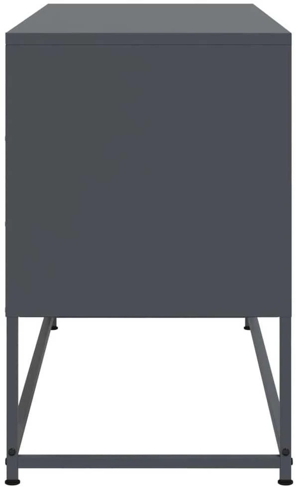 TV staliukas Televizoriaus spintelė, antracito, 100,5x39x60,5cm, plienas