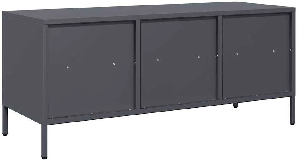 TV staliukas Televizoriaus spintelė, antracito, 101,5x39x43,5cm, plienas
