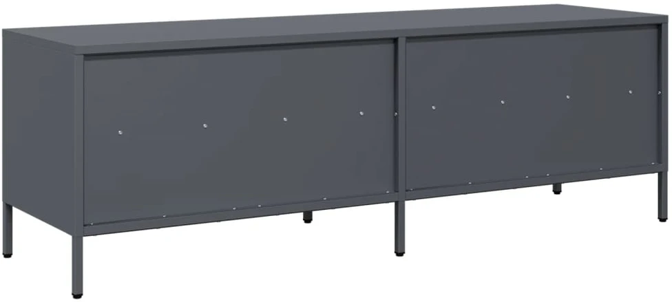 TV staliukas Televizoriaus spintelė, antracito, 135x39x43,5cm, plienas