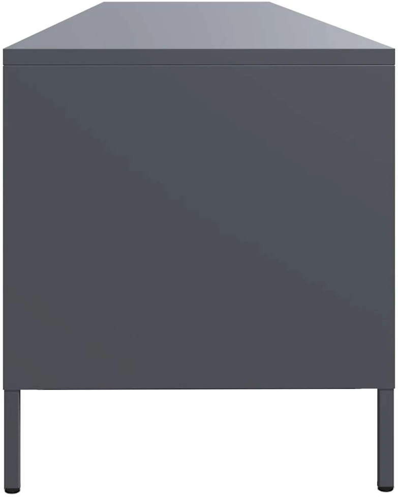 TV staliukas Televizoriaus spintelė, antracito, 202x39x43,5cm, plienas