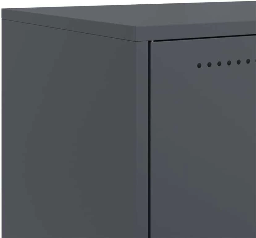 TV staliukas Televizoriaus spintelė, antracito, 68x39x43,5cm, plienas