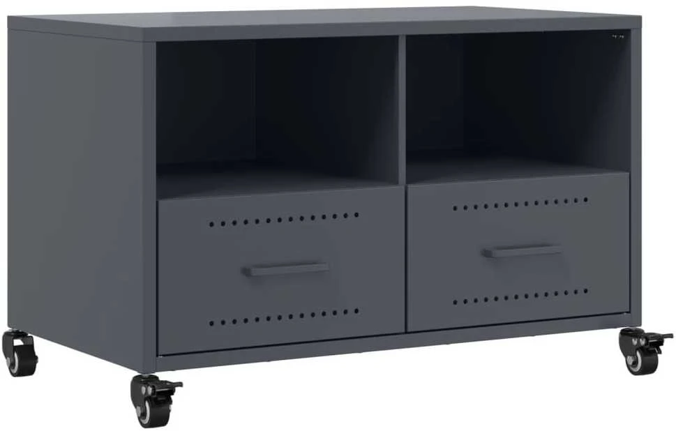 TV staliukas Televizoriaus spintelė, antracito, 68x39x43,5cm, plienas