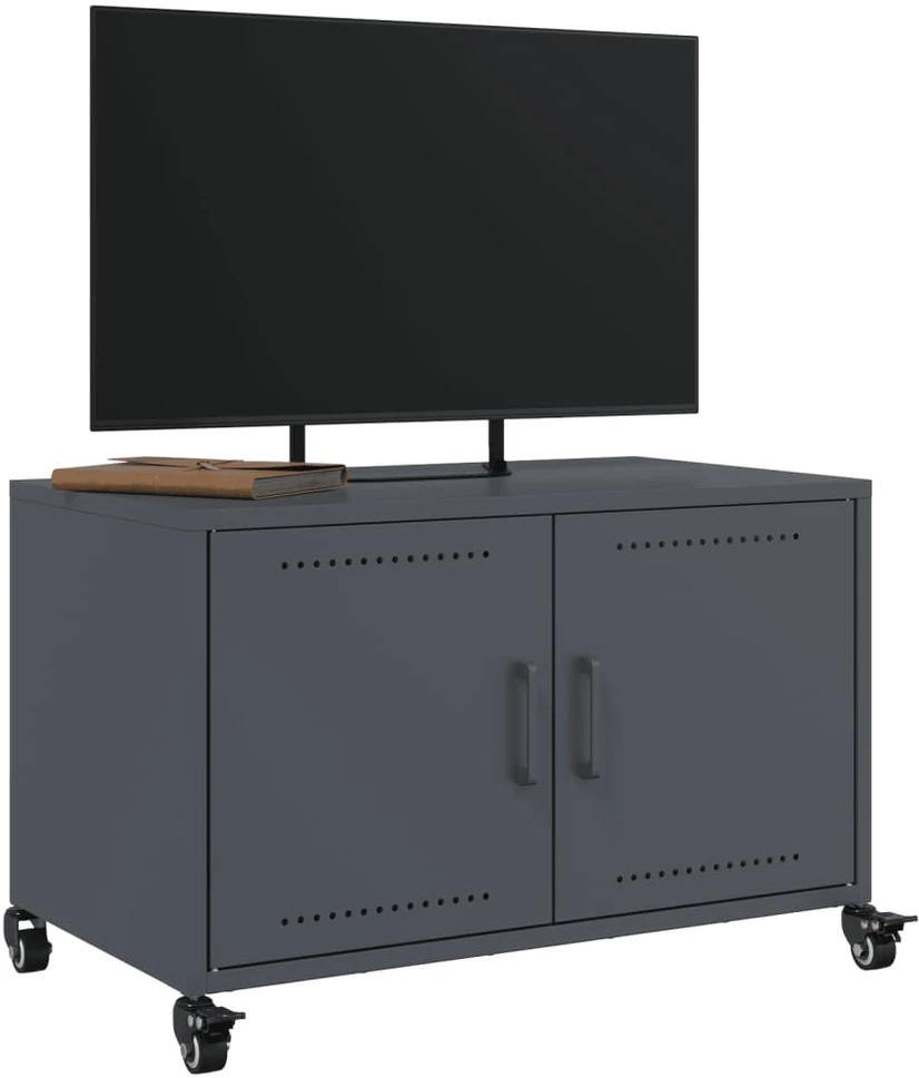 TV staliukas Televizoriaus spintelė, antracito, 68x39x43,5cm, plienas