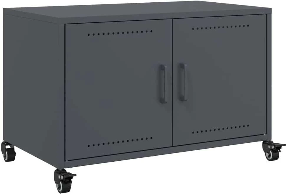 TV staliukas Televizoriaus spintelė, antracito, 68x39x43,5cm, plienas