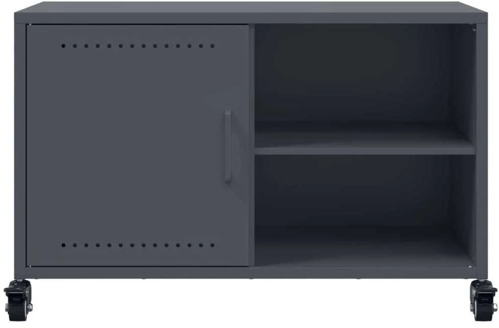 TV staliukas Televizoriaus spintelė, antracito, 68x39x43,5cm, plienas
