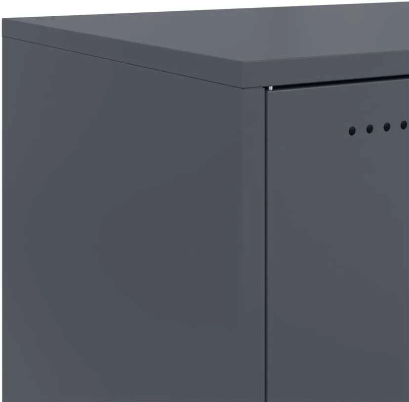TV staliukas Televizoriaus spintelė, antracito, 68x39x43,5cm, plienas