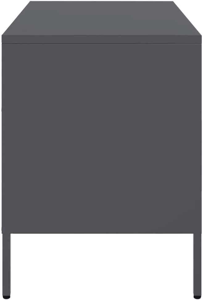TV staliukas Televizoriaus spintelė, antracito, 68x39x50,5cm, plienas