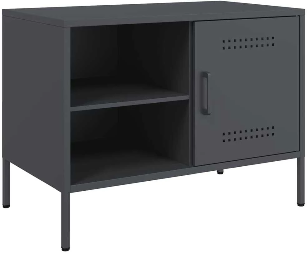TV staliukas Televizoriaus spintelė, antracito, 68x39x50,5cm, plienas