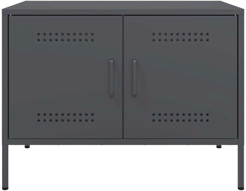 TV staliukas Televizoriaus spintelė, antracito, 68x39x50,5cm, plienas