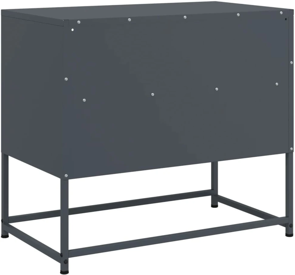 TV staliukas Televizoriaus spintelė, antracito, 68x39x60,5cm, plienas