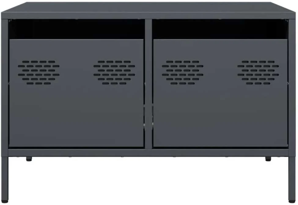 TV staliukas Televizoriaus spintelė, antracito, 68x50x43,5cm, plienas