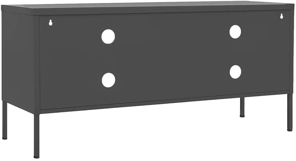 TV staliukas Televizoriaus spintelė, antracito spalvos, 105x35x50cm, plienas
