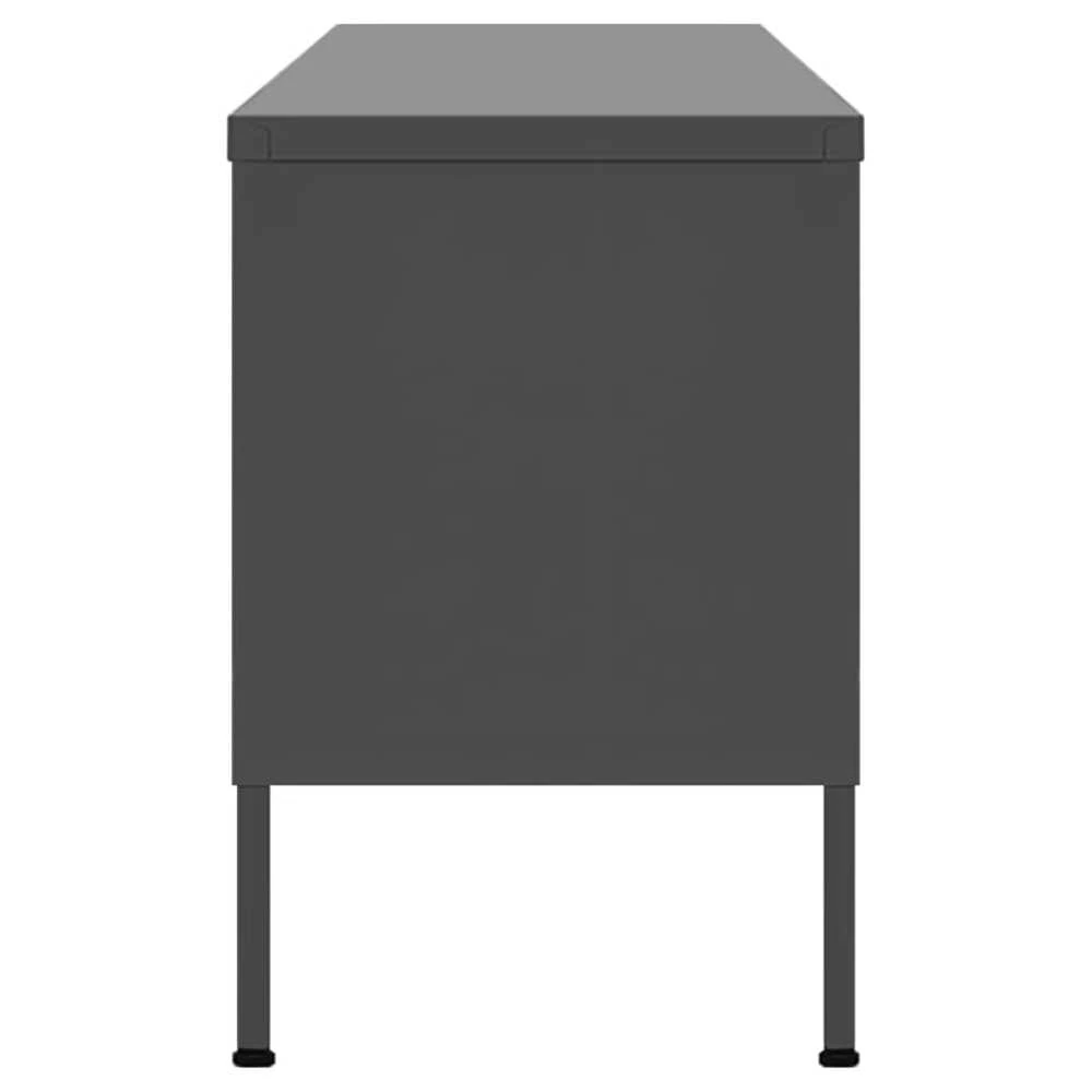 TV staliukas Televizoriaus spintelė, antracito spalvos, 105x35x50cm, plienas