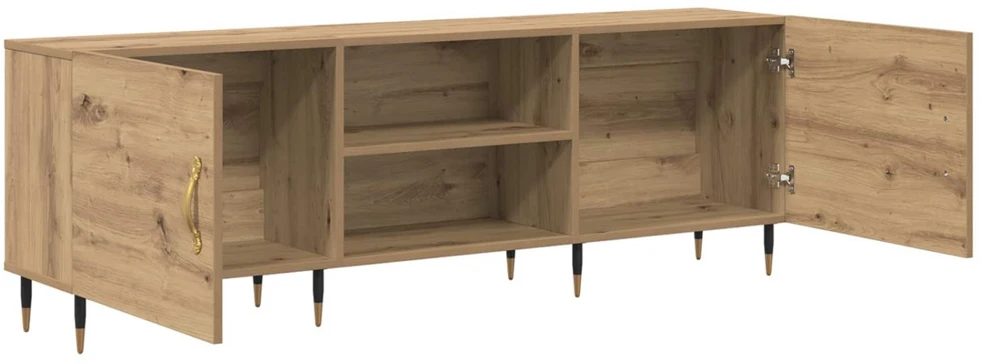 TV staliukas Televizoriaus spintelė 150 x 30 x 50 cm artisano ąžuolo