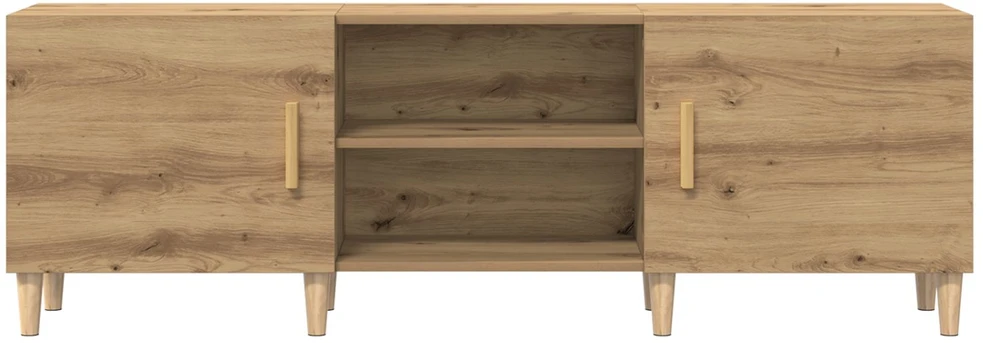 TV staliukas Televizoriaus spintelė 150 x 30 x 50 cm artisano ąžuolo
