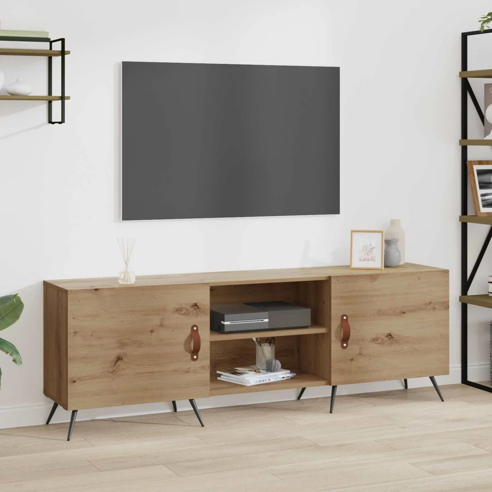 TV staliukas Televizoriaus spintelė 150 x 30 x 50 cm artisano ąžuolo