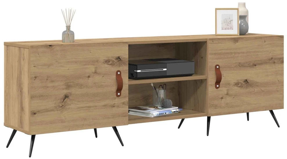 TV staliukas Televizoriaus spintelė 150 x 30 x 50 cm artisano ąžuolo