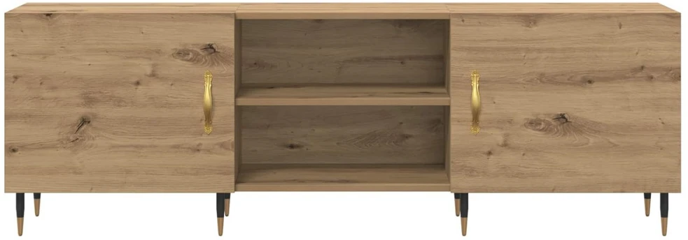 TV staliukas Televizoriaus spintelė 150 x 30 x 50 cm artisano ąžuolo