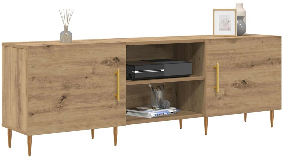 TV staliukas Televizoriaus spintelė 150 x 30 x 50 cm artisano ąžuolo