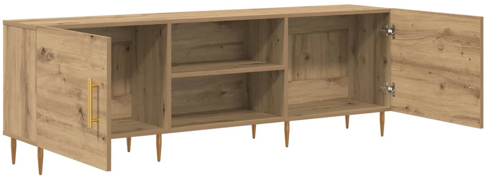 TV staliukas Televizoriaus spintelė 150 x 30 x 50 cm artisano ąžuolo