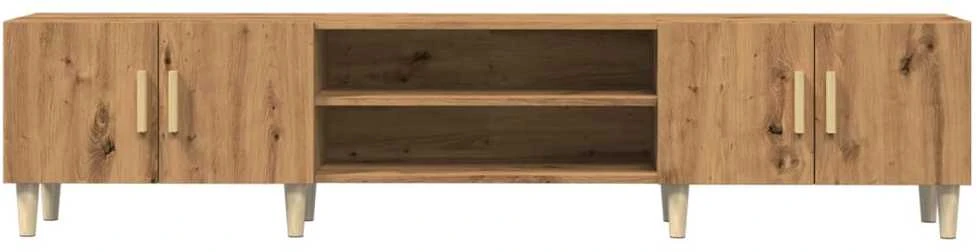 TV staliukas Televizoriaus spintelė, artisano ąžuolo, 180x31,5x40cm, mediena