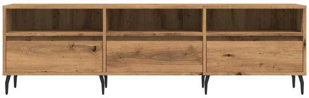 TV staliukas Televizoriaus spintelė, artisano ąžuolo, 150x30x44,5cm, mediena
