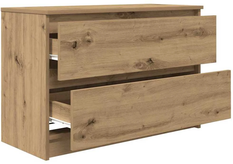 TV staliukas Televizoriaus spintelė, artisano ąžuolo, 80x35x54 cm, mediena