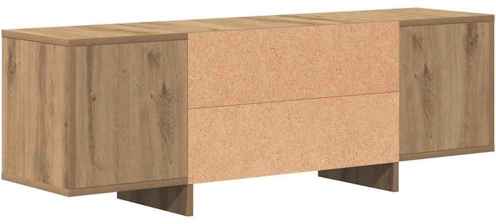 TV staliukas Televizoriaus spintelė, artisano ąžuolo, 120x30x40,5cm, mediena