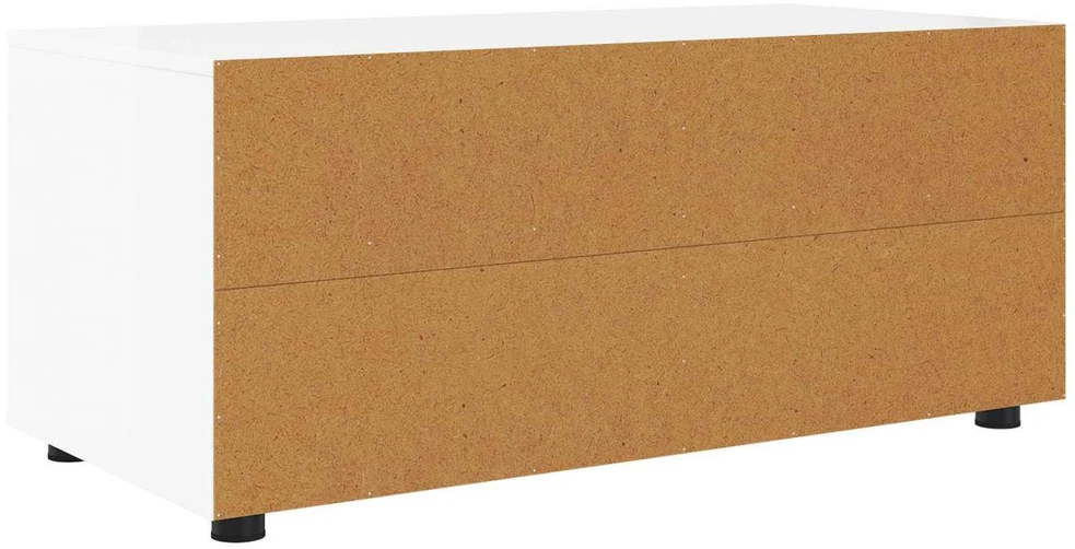 TV staliukas Televizoriaus spintelė 100 x 48 x 43 cm Aukštai blizganti balta