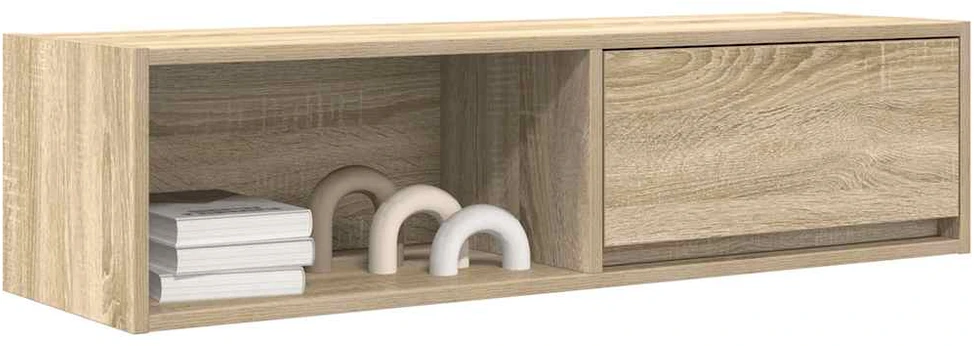TV staliukas Televizoriaus spintelė, ąžuolo, 100x31x25,5cm, apdirbta mediena