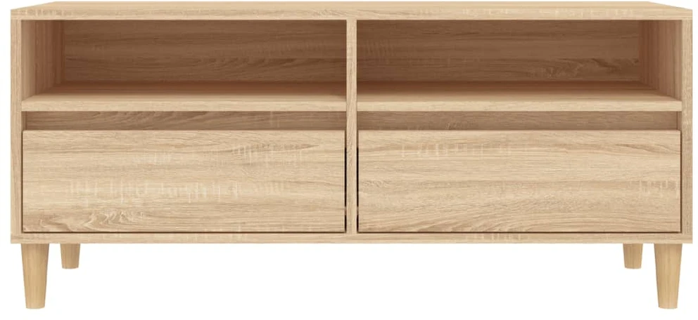 TV staliukas Televizoriaus spintelė, ąžuolo, 100x34,5x44,5cm, mediena