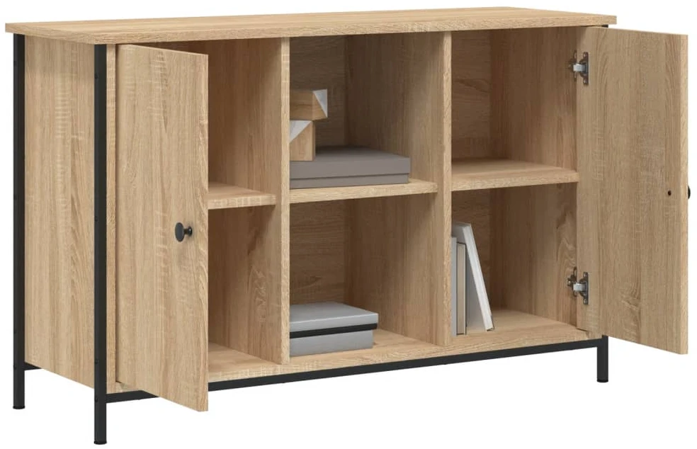 TV staliukas Televizoriaus spintelė, ąžuolo, 100x35x65cm, apdirbta mediena