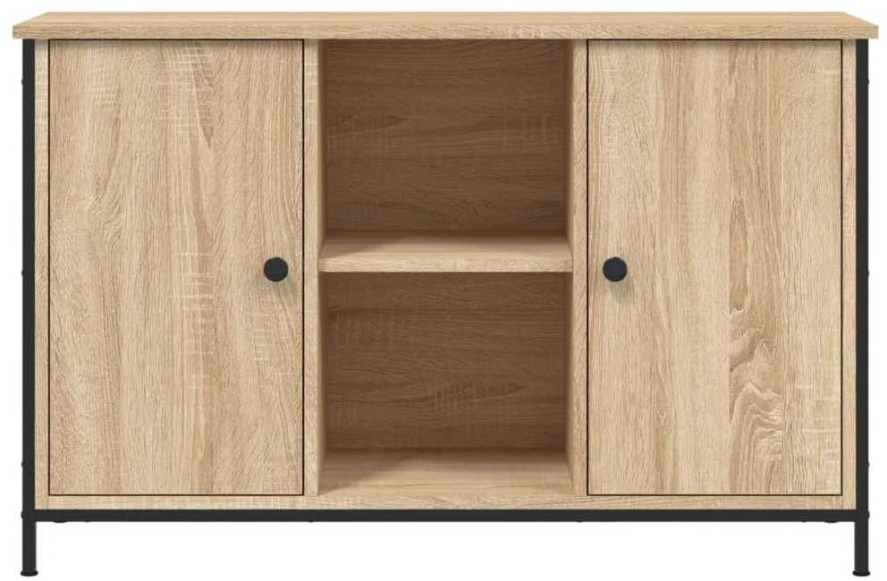TV staliukas Televizoriaus spintelė, ąžuolo, 100x35x65cm, apdirbta mediena