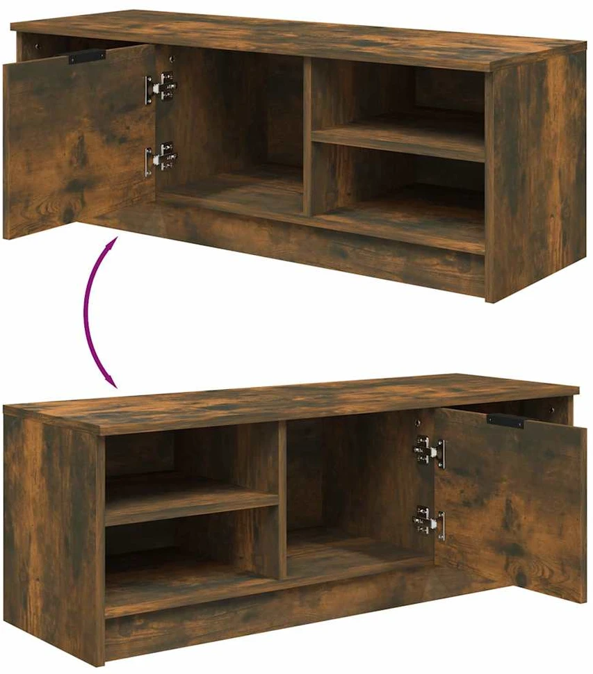 TV staliukas Televizoriaus spintelė, ąžuolo, 102x35,5x35,5cm, mediena