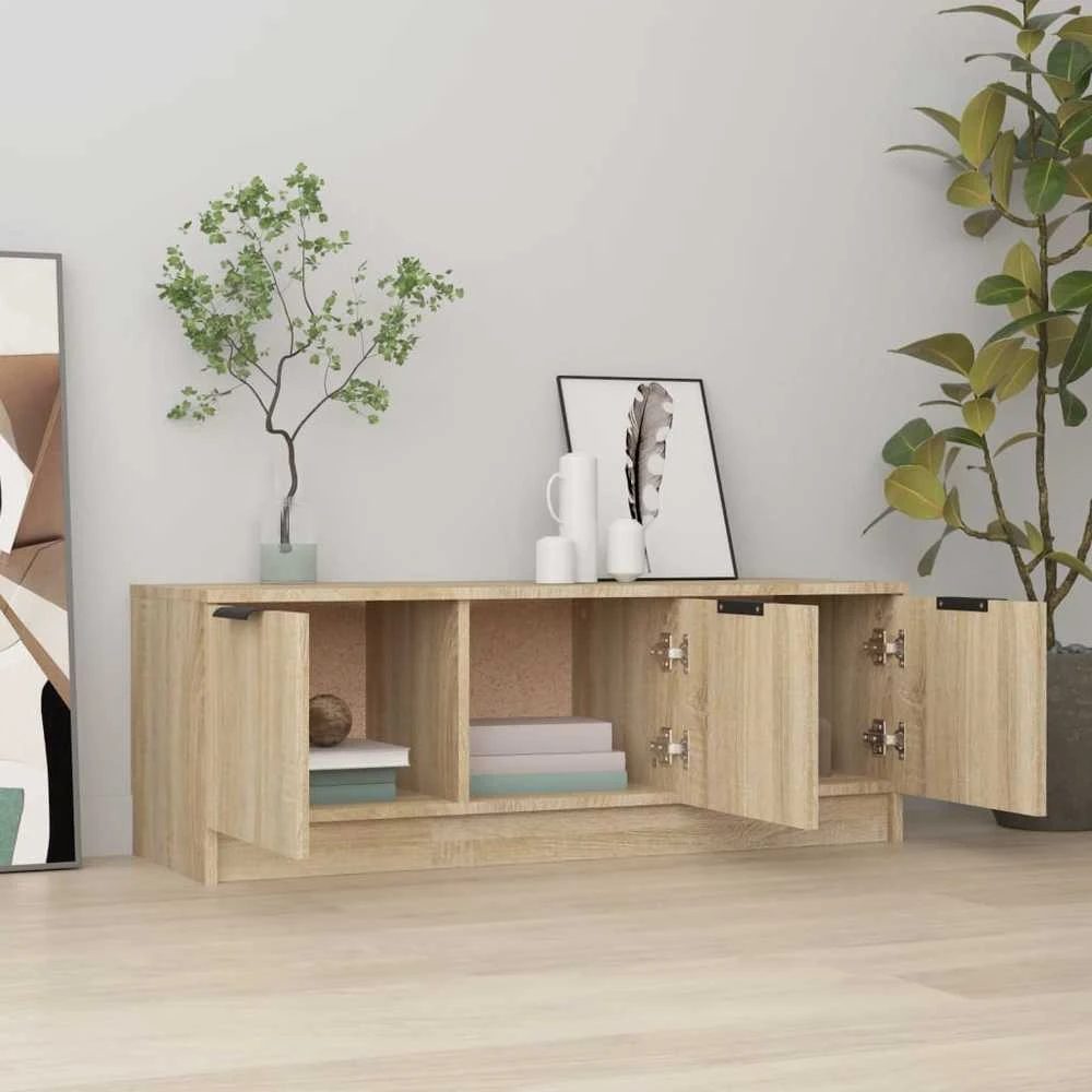 TV staliukas Televizoriaus spintelė, ąžuolo, 102x35x36,5cm, apdirbta mediena