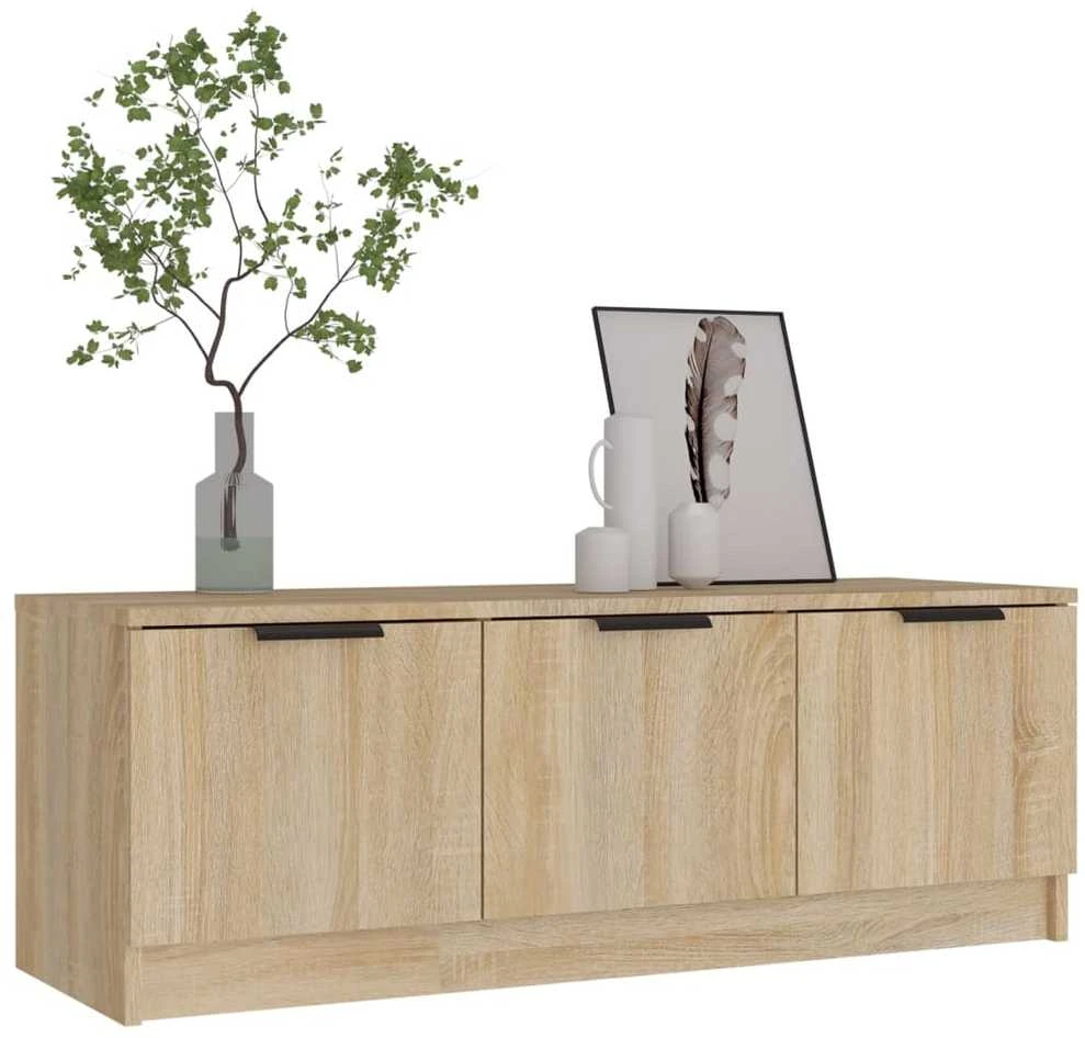 TV staliukas Televizoriaus spintelė, ąžuolo, 102x35x36,5cm, apdirbta mediena