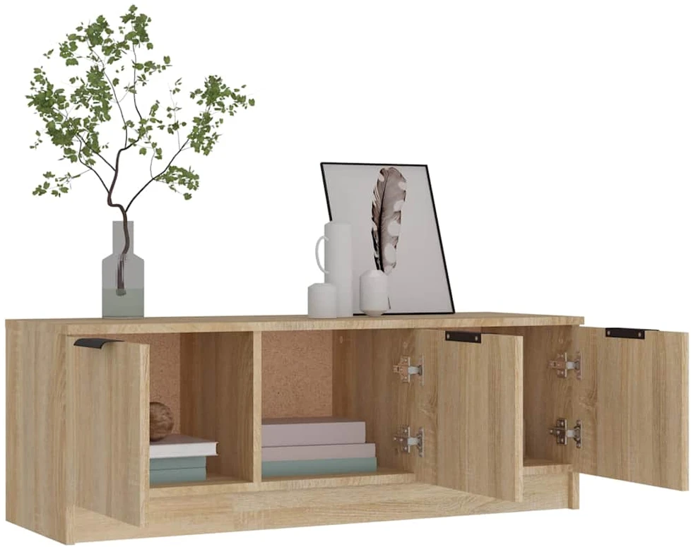 TV staliukas Televizoriaus spintelė, ąžuolo, 102x35x36,5cm, apdirbta mediena
