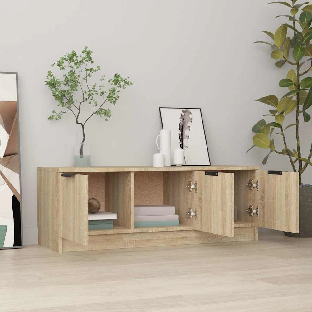 TV staliukas Televizoriaus spintelė, ąžuolo, 102x35x36,5cm, apdirbta mediena