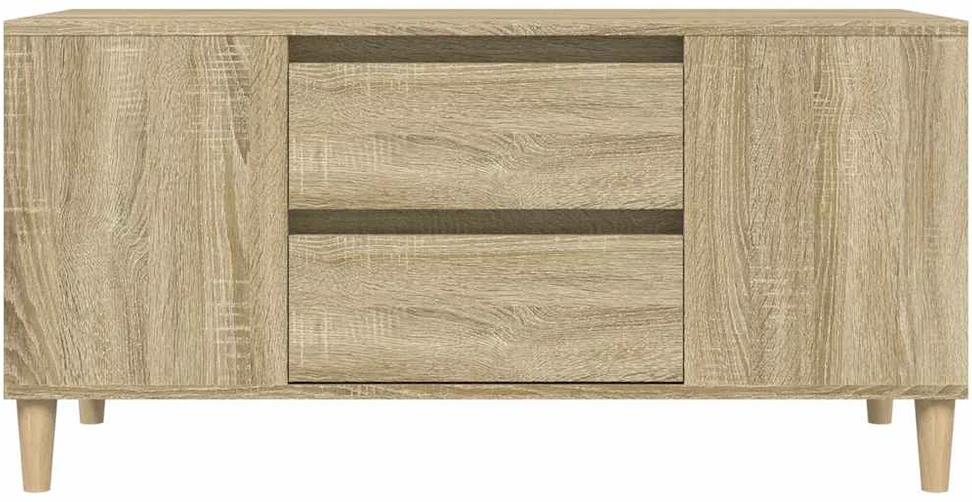 TV staliukas Televizoriaus spintelė, ąžuolo, 102x44,5x50cm, apdirbta mediena