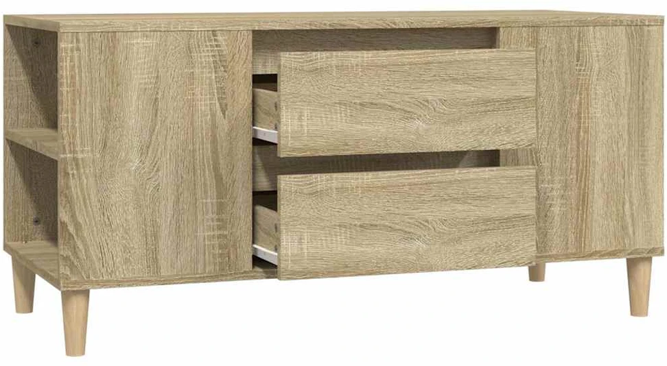 TV staliukas Televizoriaus spintelė, ąžuolo, 102x44,5x50cm, apdirbta mediena